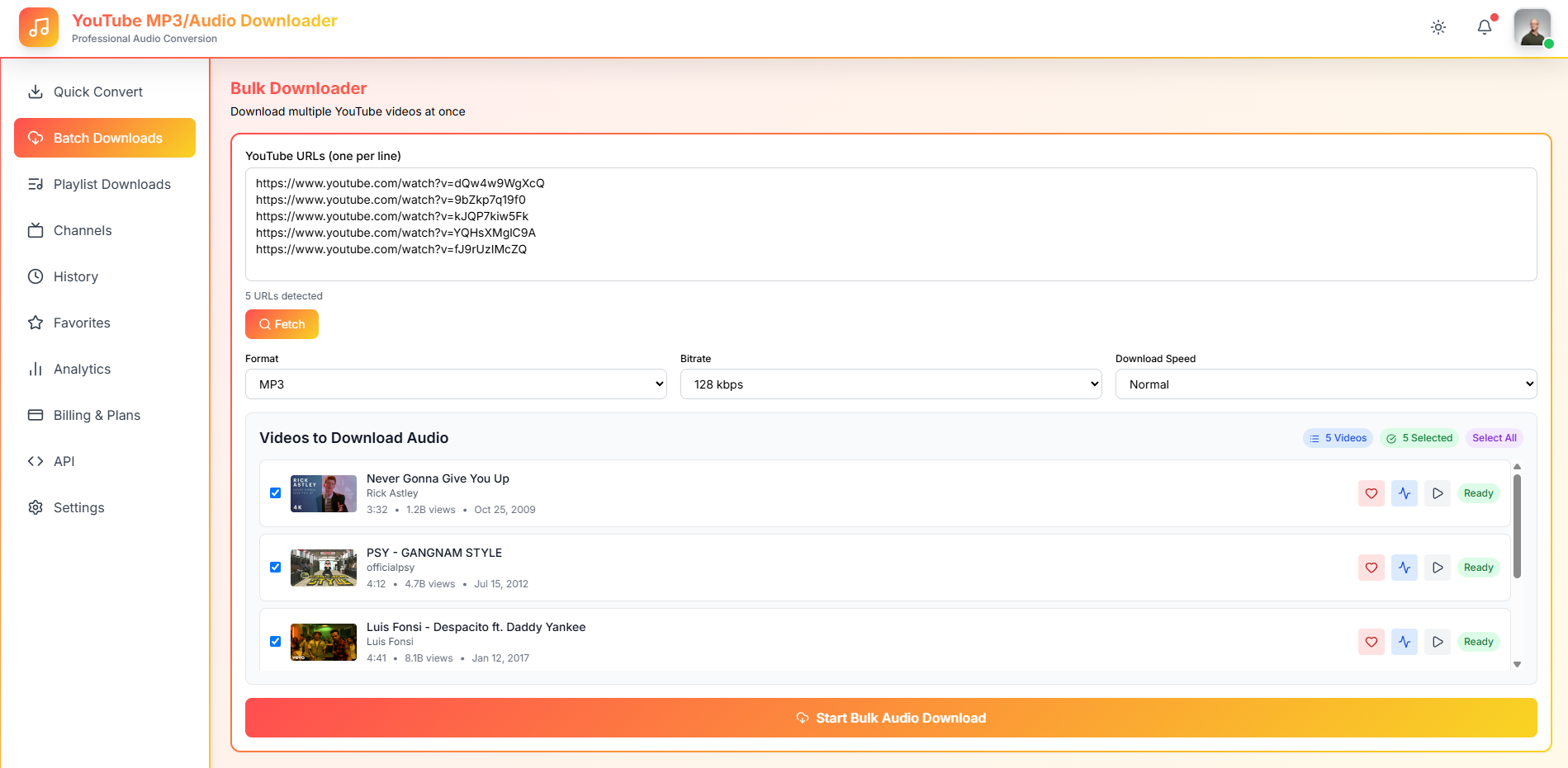 Batch Downloads