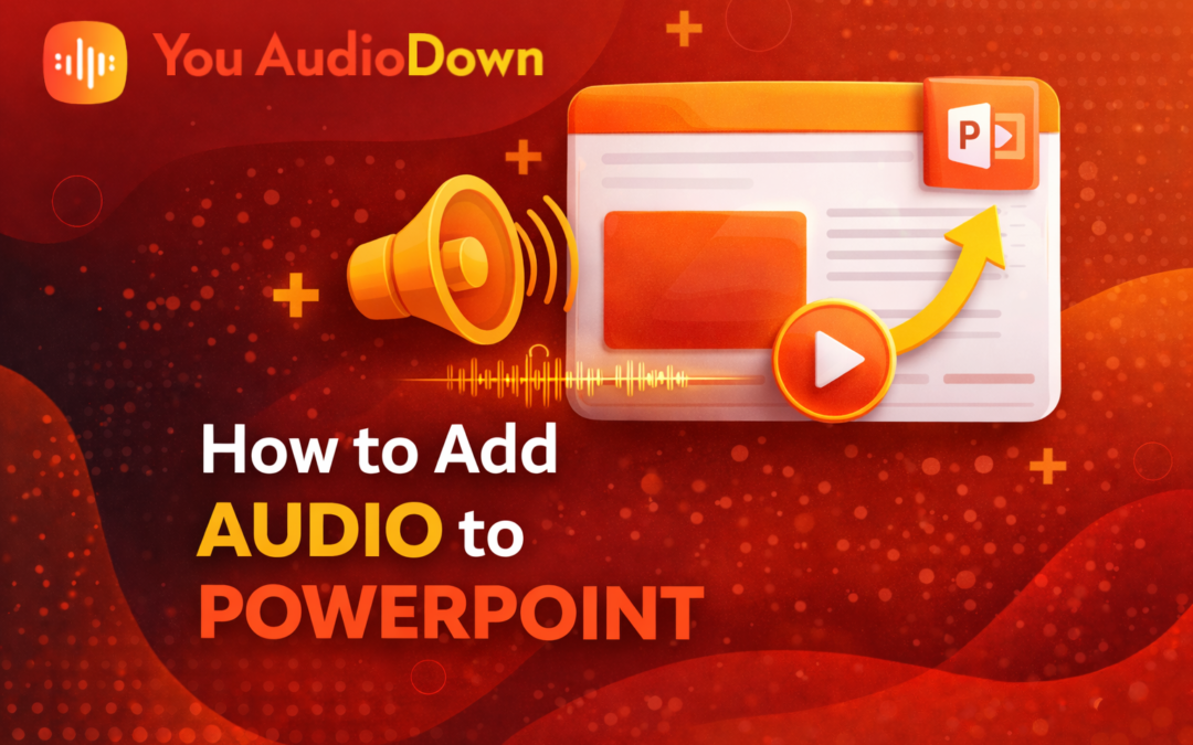 how to add audio to powerpoint